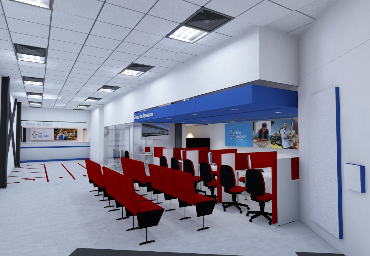 Diseño Banco Caja Social San Andres
